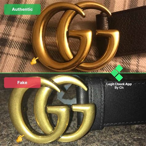 gucci belt buckle real vs fake